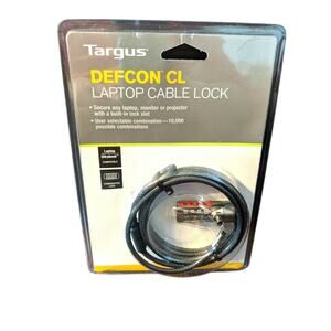 TARGUS DEFCON CL Laptop Cable Combination Lock New